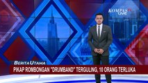 Pikap Rombongan Drumband di Pamekasan Terguling! 10 Pelajar Terluka, 2 Kritis