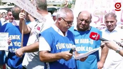 Türk Harb-İş Sendikası’ndan İstanbul Tersanesi Komutanlığı önünde eylem: Bütün krizlerin bedelini biz ödüyoruz