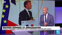 French President Macron concerned about diminished western influence