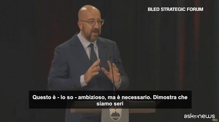 Michel in Slovenia: "Ue pronta a nuovi membri entro il 2030"