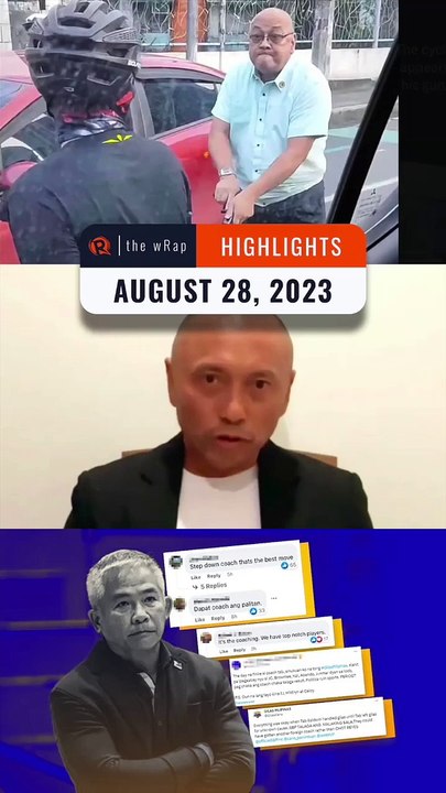 Rappler's highlights: QC cyclist gun incident, Arnie Teves, Gilas Pilipinas | The wRap | August 28, 2023