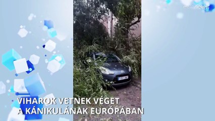 Jégesők és heves viharok zárják le a nyarat Európában