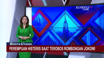 Riuh! Perempuan Ngamuk dan Coba Lempar Botol dan Sendal ke Jokowi