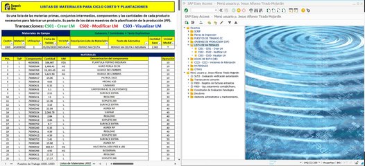 Lista de Materiales - Ciclo Corto y Plantaciones