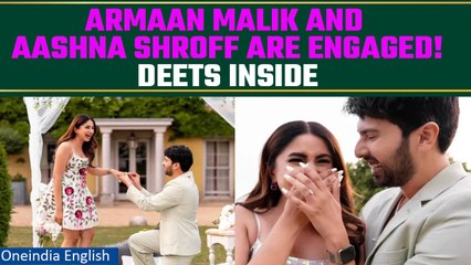 Singer Armaan Malik and fashion blogger Aashna Shroff get engaged | Know details | Oneindia News