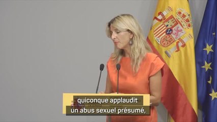 Affaire Rubiales - La ministre du travail espagnole veut le départ de ceux qui ont applaudi Rubiales