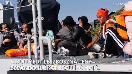 Elsüllyedt egy bevándorlókat szállító hajó Leszbosznál, legkevesebb 4 ember meghalt