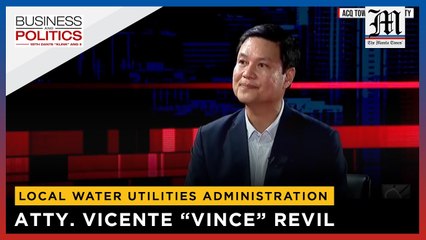 Marcos wants water security for PH - LWUA | Business and Politics