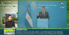 Ministro de Economía argentino tratará temas de interés común con autoridades de Brasil