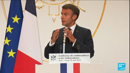 French ambassador stays in Niger, defying junta, as Macron defends French policy