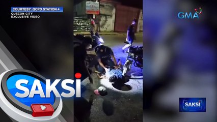 Lalaking sinita sa checkpoint dahil walang helmet, nahulihan umano ng sumpak | Saksi