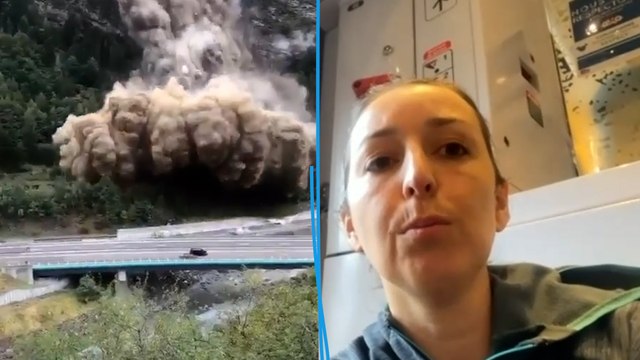 Éboulement en Savoie : la galère des voyageurs français restés bloqués en Italie