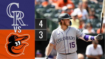 Resumen Rockies de Colorado vs Orioles de Baltimore / 28-08-2023