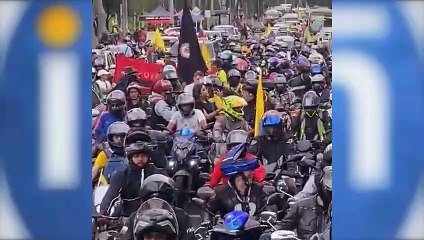 Protestas por alza de combustibles en Bogotá