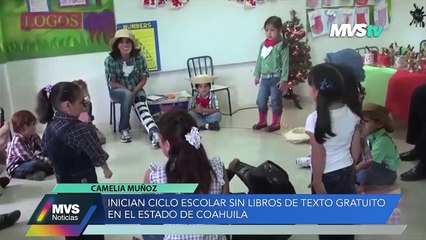 Inician ciclo escolar sin libros de texto en Coahuila