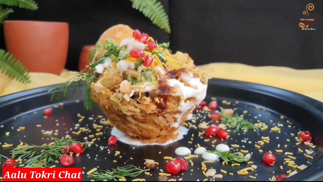 Aalu Tokri Chat | basket chat | katori chat | tokri chat recipe | tokri chat kese banate hai |