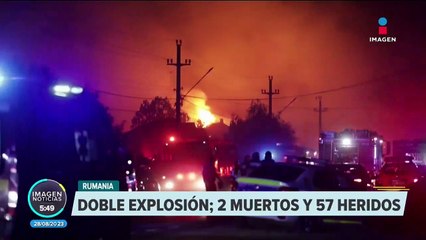 Doble explosión en Rumania deja 2 muertos y más de 50 heridos