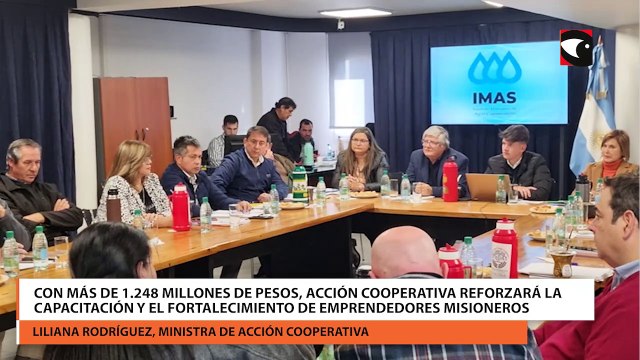 Presupuesto 2024 | Con más de 1.248 millones de pesos, Acción Cooperativa reforzará la capacitación y el fortalecimiento de emprendedores misioneros
