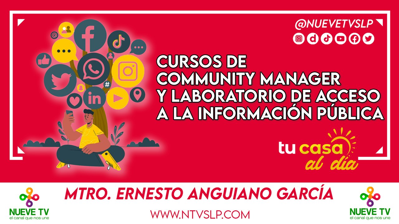 Cursos de Community Manager y Laboratorio de acceso a la información pública