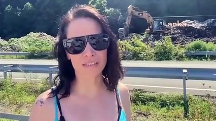 Les déchets déversés sur le bord de la route côtière de la mer Noire à Arhavi ont suscité une controverse