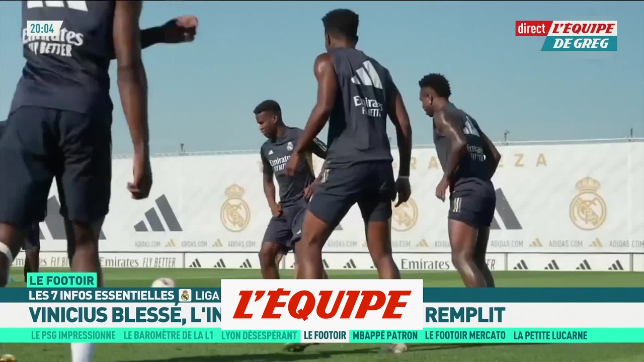 Vinicius Jr absent plusieurs semaines - Foot - ESP - Real Madrid