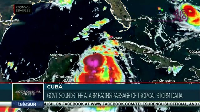 Cuba warns of approaching tropical storm Idalia