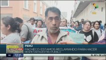 Peruanos protestan en “Marcha de sacrificio”