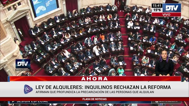 LEY DE ALQUILERES, INQUILINOS RECHAZAN LA REFORMA