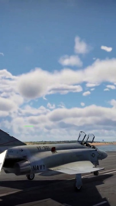 Взлет F-4S Phantom II. Takeoff F-4S Phantom II War Thunder
