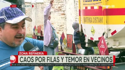Vecinos y choferes preocupados fugas en cisternas varadas al ingreso de Palmasola; YPFB dice que no hay registro de problema
