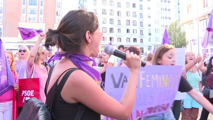 Concentración en Madrid para apoyar a Jenni Hermoso