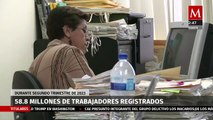 México registra un total de 58.8 millones de trabajadores registrados de abril a junio