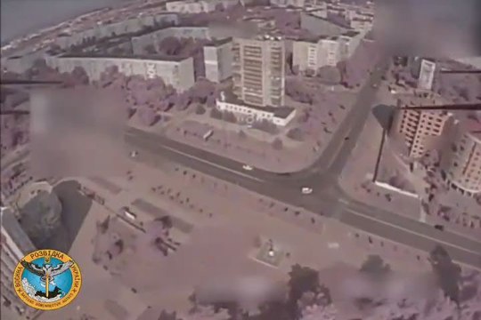 Ucraina, drone colpisce sede forze di Kadyrov - Video