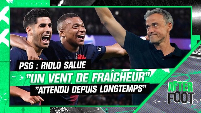 PSG : Il y a un vent de fraîcheur qu'on attendait depuis très longtemps salue Riolo