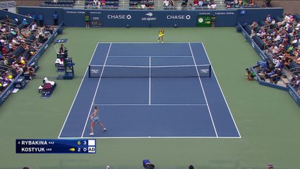 Rybakina - Kostyuk - Les temps forts du match - US Open