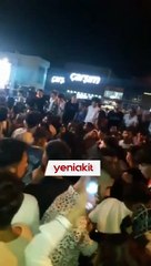 Gençler konser alanını savaş meydanına çevirdi