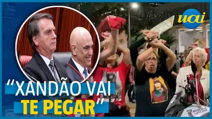 Opositores pedem prisão de Bolsonaro em BH: 'Xandão vai te pegar'