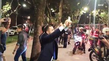 Em evento com Bolsonaro, apoiadores protestam contra Lula