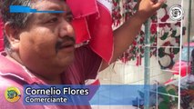 Artículos patrios en Coatzacoalcos; comienza la venta tricolor