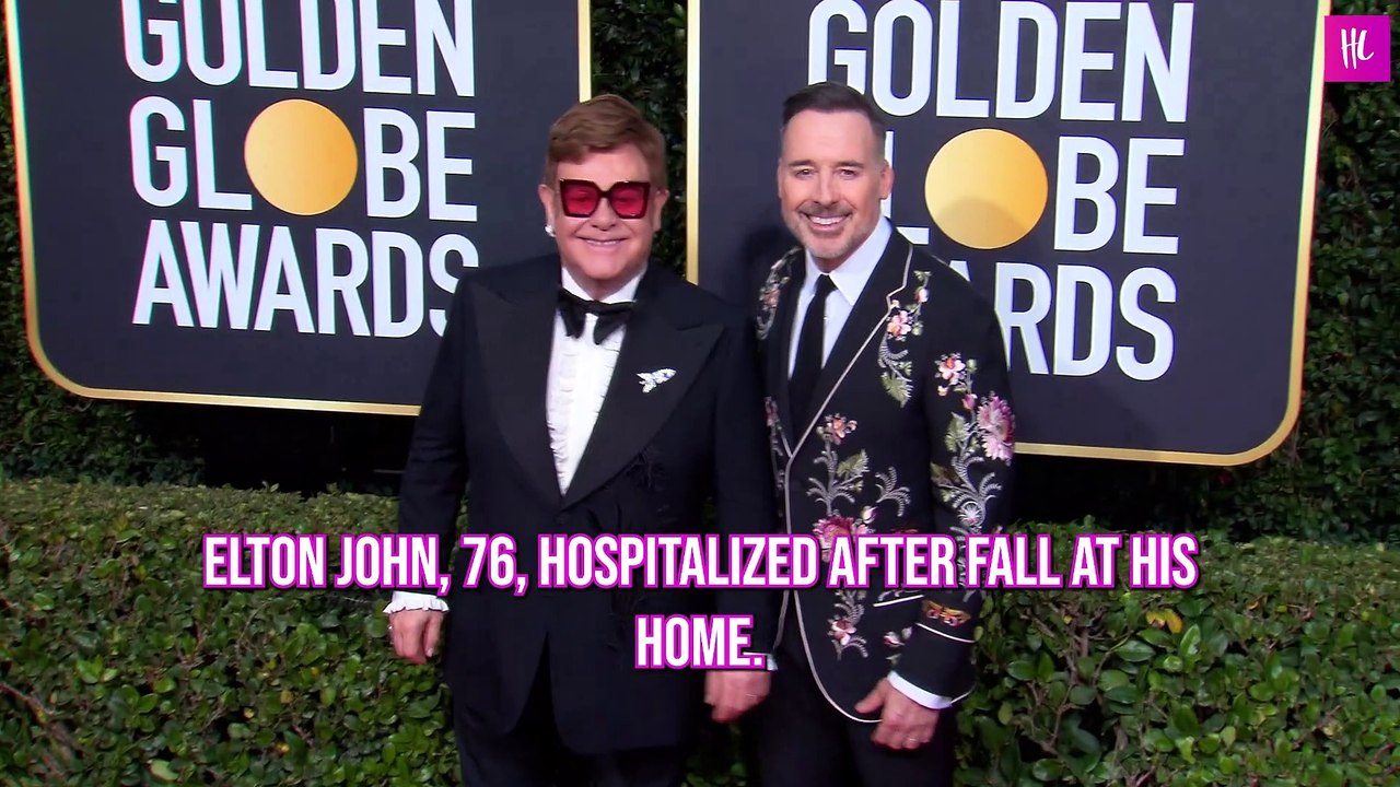 Elton John, 76, Hospitalized After Fall At His Home In France