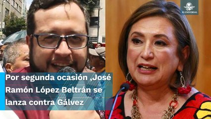 José Ramón López Beltrán acusa a Xóchitl Gálvez de usar "bots" contra él