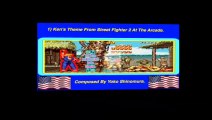 Ken Masters - Youtube Thumbnail - Fast Flashing Colours - With Flying Flags - Spinning 3D - Animated To Music - Sharp Peaks
