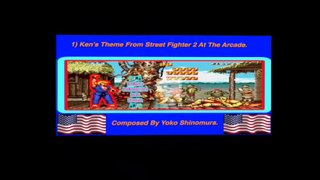 Ken Masters - Youtube Thumbnail - Fast Flashing Colours - With Flying Flags - Spinning 3D - Animated To Music - Smooth Peaks