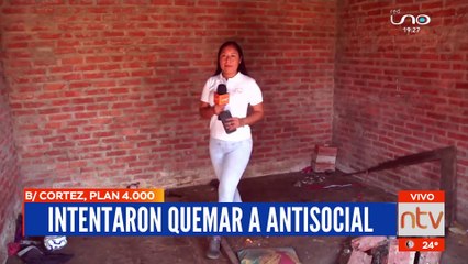 Cansados de inseguridad, vecinos de la zona del Plan 4000 intentaron quemar a antisocial