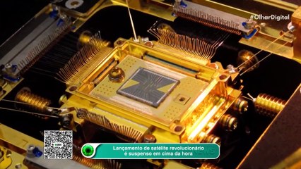 Lançamento de satélite revolucionário é suspenso em cima da hora