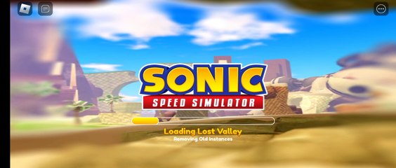 Sonic Speed Simulator Roblox Lost Valley Loading