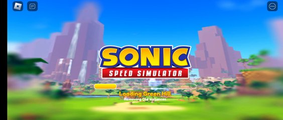 Sonic Speed Simulator Roblox Green Hill Loading