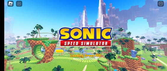 Sonic Speed Simulator Roblox Green Hill Loading