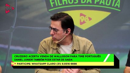 FDP98 |  Com poucas oportunidades com o técnico Pepa, o meia Daniel Junior e o volante Wallisson estão de saída do Cruzeiro