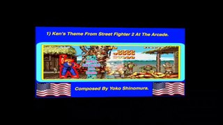 Ken Masters - Youtube Thumbnail - Fast Flashing Colours - With Flying Flags - Spinning 3D